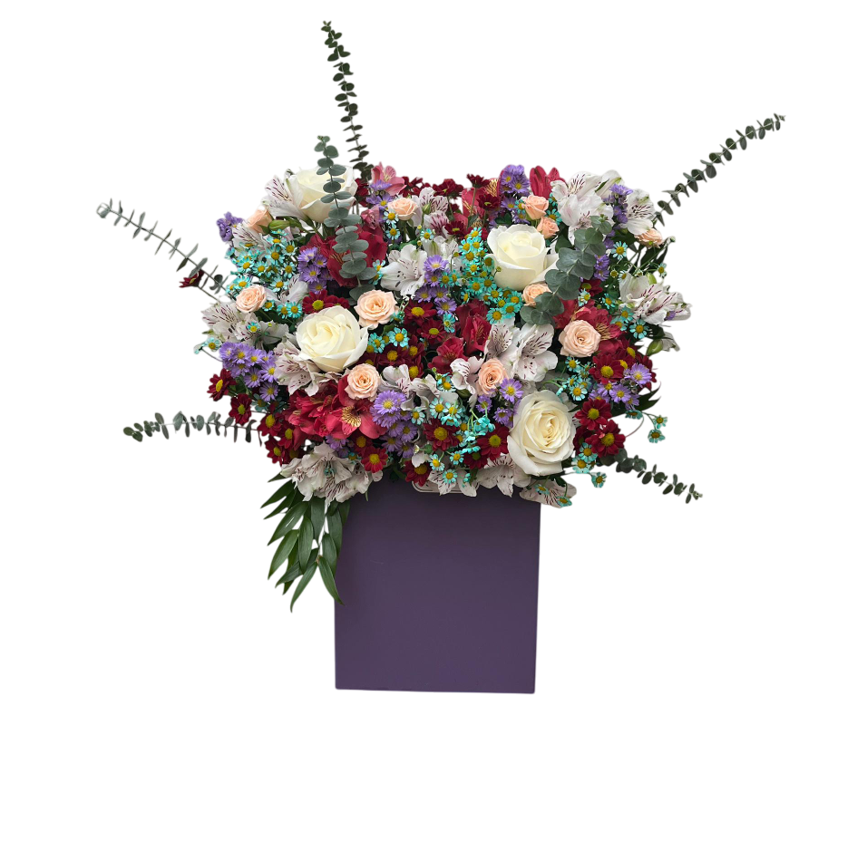 باکس گل یاسی